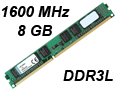 Memria 8GB DDR3L 1600MHz CL11 Kingston KVR16LN11/82