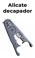 Alicate decapador PlusCable LT-S10 p/ fio  3,2mm-9,5mm#98