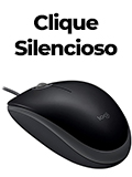 Mouse com fio Logitech M110 Silent 910-006756, 1000 dpi2