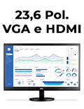 Monitor LED 23,6 pol. AOC M2470SWH2 FullHD VGA HDMI2