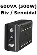 Nobreak senoidal 600VA (300W) NHS Mini 4 Biv/120V3