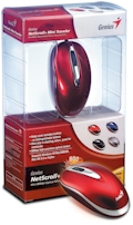Mini mouse vermelho Genius Traveler 800 dpi USB PC/MAC