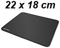 Mouse pad preto em EVA C3Tech MP-20, 22 x 18 cm2