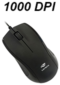 Mouse ptico C3Tech MS-25BK 1000 dpi USB c/ scroll#100