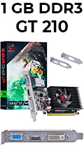 Placa vídeo PCyes Geforce GT210 1GB DDR3 HDMI VGA DVI#10