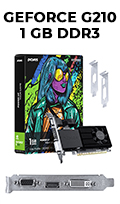 Placa vdeo PCYes NVIDIA GEFORCE G210 1GB DDR3 64 BITS