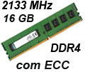 Memria 16GB DDR4 2133MHz Kingston KVR21E15D8/16 c/ ECC2
