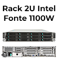 Gabinete Intel rack 2U Intel R2312WTXXX fonte 1000W2