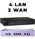 Roteador com fio Cisco RV340 4 LAN Giga, 2 Wan Giga#98