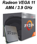 Processador AMD Ryzen 5 2400G 3.6/3.9GHz c/ Radeon2