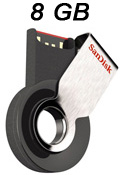Pendrive SanDisk Cruzer Orbit 8GB, SDCZ58-008G-B35 USB2#98