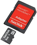Memory Card micro SDHC 8GB Sandisk SDSDQM-008G-B35A2