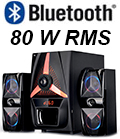 Sistema de som 2.1 C3Tech SP-B500 80W RMS Bluetooth, FM