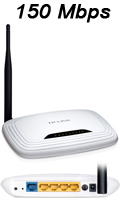 Roteador wireless Tp-Link TL-WR741ND 150 Mbps 2.4 GHz2