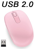 Mouse Microsoft Wireless Mobile 1850 1000 dpi rosa#98