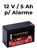 Bateria p/ Alarme 12V Unipower UP12-SEG 5Ah#7