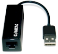 Conversor USB p/ RJ-45 Ethernet 10/100Mbps, Comtac 9043#100