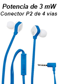 Fone c/ microfone  headset HP H2310 P3 3,5mm azul