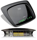 Modem ADSL2+ c/ router s/ fio, Linksys WAG120N 150Mbps#98