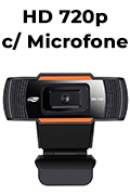 Webcam HD 720P com microfone C3Tech WB-70BK#10