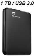 HD 1TB externo porttil WD Basic Storage Elements USB32