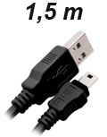 Cabo Mini USB MachoXmacho 5 pinos Multilaser WI197 1,5m9