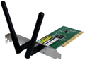 Placa de rede PCI WiFi Comtac 9141 c/ 2 ant. 300 Mbps#100