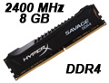 Memria 8GB Kingston HyperX Savage DDR4 2400MHz CL15#98