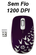 Mouse ptico s/ fio HP Z3600 2.4 GHz 1200 dpi USB#100